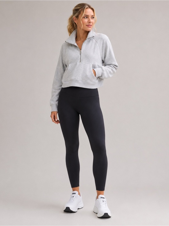 lululemon athletica Other - Lululemon Scuba Oversized Funnel Neck Half Zip
Heathered Core Light Grey XL /XXL